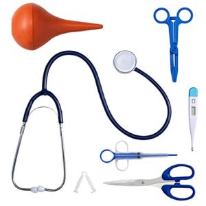 REDDOUDOU Puppy Kitten Whelping Kit, Whelping Kit with Feeding Nipple Bottle Stethoscope Scissors Cord Clamps Aspirator etc Full kit