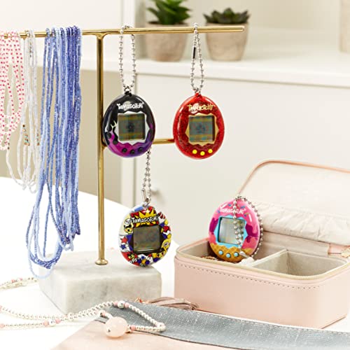 Tamagotchi 42816 Original Japanese Logo-Feed, Care, Nurture-Virtual Pet with Chain for on The go Play