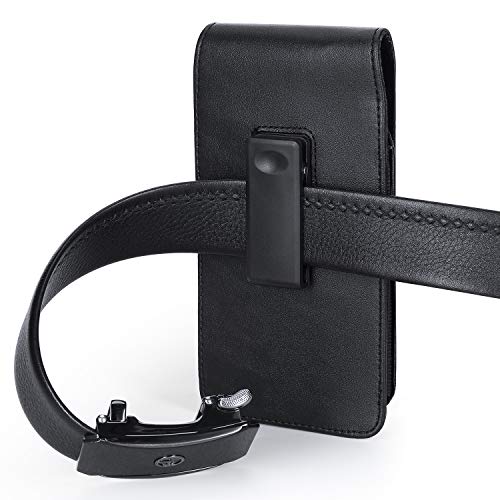 BECPLT Phone Holster for Galaxy Note 20 Ultra 5G Leather Belt Case,360 Rotating Pouch Case Holster Belt Clip Case for Samsung S23+ S22+ 5G S21 FE 5G Note 10 Plus 5G S21+ S20 Ultra 5G S20+ S10+ S9+ S8+