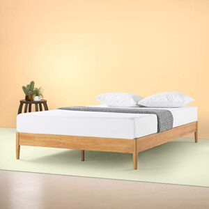 zinus amelia wood platform bed frame / no box spring needed / wood slat support / easy assembly, full