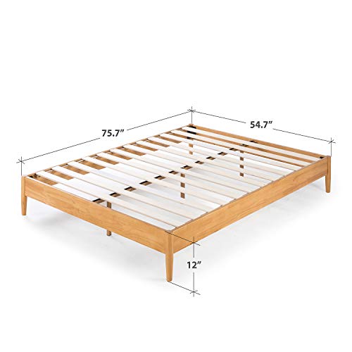 ZINUS Amelia Wood Platform Bed Frame / No Box Spring Needed / Wood Slat Support / Easy Assembly, Full