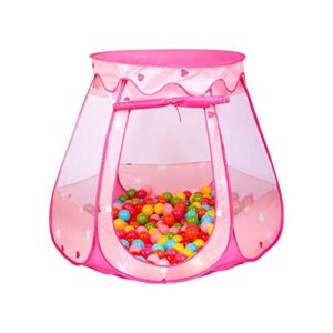 kirkjufell ball pits for toddlers, premium pop up kids tent, princess tent for kids. this kids play tent play house is perfect chrildren's day gift, christmas toy gift, birthday gift.(no balls)