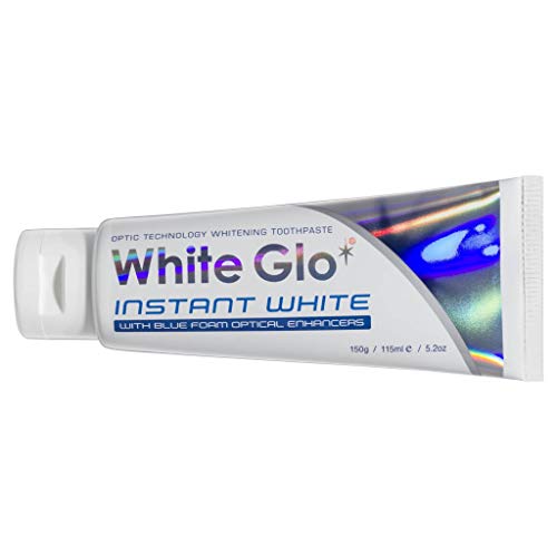 White Glo Instant White Optic Technology Whitening Toothpaste + Toothbrush