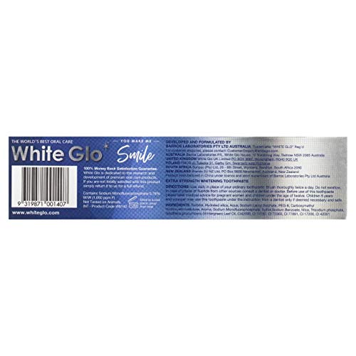 White Glo Instant White Optic Technology Whitening Toothpaste + Toothbrush