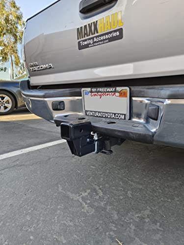 MAXXHAUL 50397 Trailer Hitch Riser for 2 Inch Receivers with 4 Inch Rise/Drop