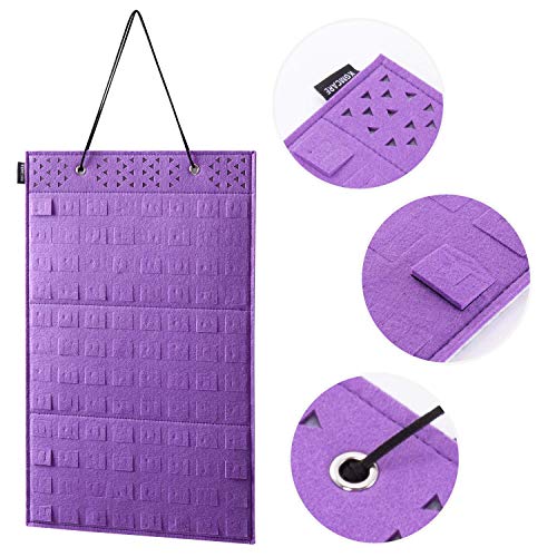 KGMcare Wall Hanging Pin Display Organizer Brooch Pin Collection Storage Holder for Home Decoration, Holds up to 96 Pins