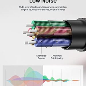 JSAUX Lightning to 3.5mm Audio Cord 6FT, [Apple Mfi Certified] Aux Cable Compatible with iPhone 14/14 Pro/13/13 Pro Max/12/12 Mini/12 Pro/12 Pro Max/11 Pro/11 Pro Max/X/XR/XS Max/Car Stereo-Grey