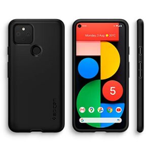 Spigen Thin Fit Designed for Pixel 5 Case (2020) - Black