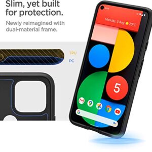 Spigen Thin Fit Designed for Pixel 5 Case (2020) - Black