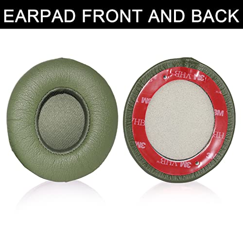 Solo 2.0 3.0 Wireless Replacement Ear Pad Ear Cushion Ear Cups Ear Cover Earpads is Compatible with Solo 2.0 3.0 Wireless Headphone by Dr. Dre Professional Replacement Ear Pads Cushions (Grass Green)