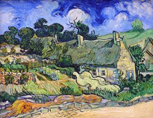 puzzles for adults 500 pieces van gogh thatched cottage educational puzzle games for home decoration for friends…