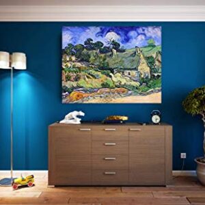 Puzzles for Adults 500 Pieces Van Gogh Thatched Cottage Educational Puzzle Games for Home Decoration for Friends…