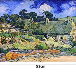 Puzzles for Adults 500 Pieces Van Gogh Thatched Cottage Educational Puzzle Games for Home Decoration for Friends…