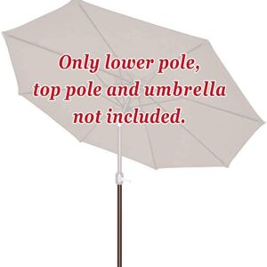 STRONG CAMEL Replacement Patio Umbrella Lower Pole (33.5)