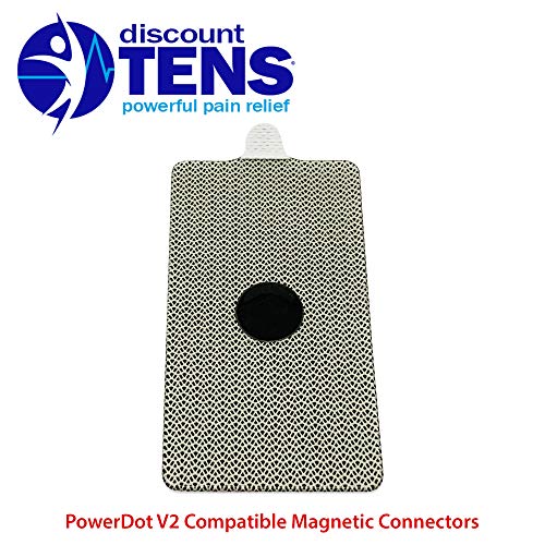 PowerDot 2.0 Compatible Electrodes with Magnetic Connector. 12 Premium PowerDot 2.0 Compatible Replacement Pads (Version 2 - Magnetic)