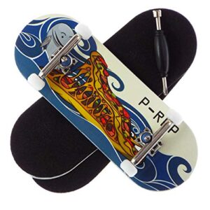 p-rep eater pizza - solid performance complete wooden fingerboard (chromite, 34mm x 97mm)