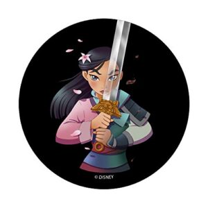 Disney Mulan Artistic Sword Portrait PopSockets Swappable PopGrip