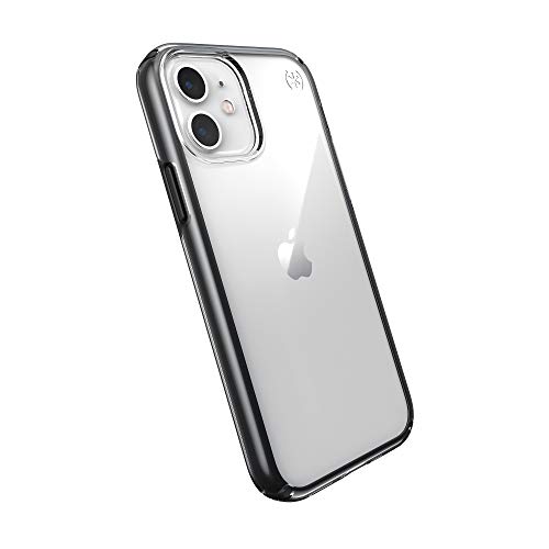 Speck Products Presidio Perfect-Clear Impact Geo iPhone iPhone 12, iPhone 12 Pro Case, Clear/Black (138491-5905)