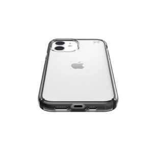 Speck Products Presidio Perfect-Clear Impact Geo iPhone iPhone 12, iPhone 12 Pro Case, Clear/Black (138491-5905)