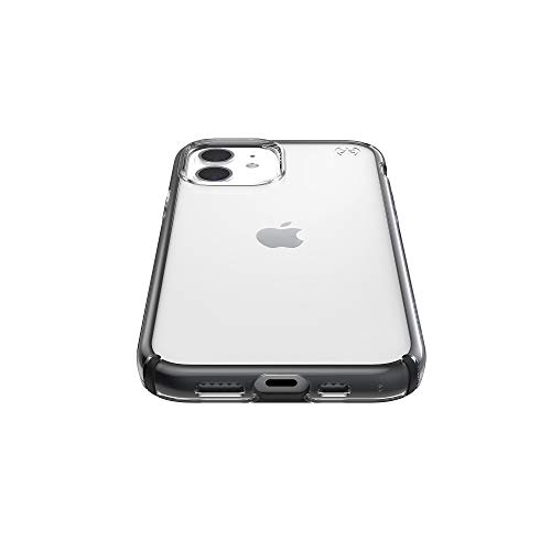 Speck Products Presidio Perfect-Clear Impact Geo iPhone iPhone 12, iPhone 12 Pro Case, Clear/Black (138491-5905)