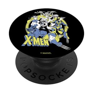 marvel x-men group shot retro popsockets grip and stand for phones and tablets