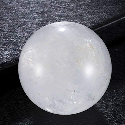 Wixine 1Pcs 35-40mm Rare Clear Natural Rainbow Large Quartz Crystal Sphere Ball Healing Stone