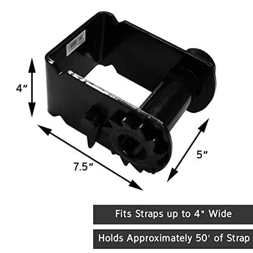 DC Cargo Storable Sliding Winch for Flatbed Trailer | Heavy Duty Tie Down Winch