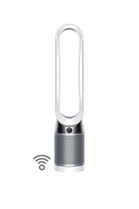 dyson tp04 pure cool purifying connected tower fan, white (refurbished)