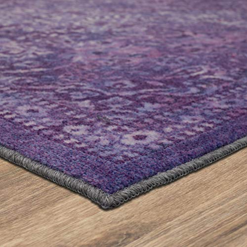 Mohawk Home Garden City Area Rug, 2 ft x 8 ft, Purple