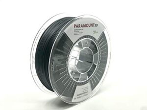 paramount 3d petg + carbon fiber (black) 1.75mm 1kg filament [cf810031560202]