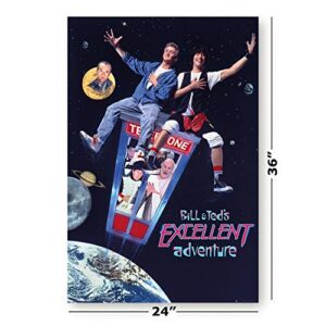 POSTER STOP ONLINE Bill & Ted's Excellent Adventure - Movie Poster (Regular Style) (Size 24 x 36)