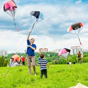 Monyus Parachute Toy 10 PCS Flying Toys Tangle Free Throwing Hand Throw Parachute Army Man Toss It Up and Watching Landing Outdoor Toys for Kids Chritmas Gifts