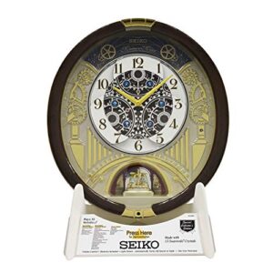 SEIKO Melodies in Motion QXM386BRHZ Clock, 17 1/2 x 16 x 3 3/4, Multi