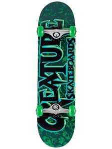 creature cinema mini complete skateboard,multicolored,7.75" l x 30.00" w
