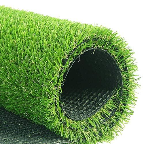 Sigetree Realistic Artificial Grass Turf,Indoor Outdoor Carpet Pet Dog Mat Synthetic Thick Fake Grass Rug for Garden Backyard Balcony Landscape,3FT X 8FT