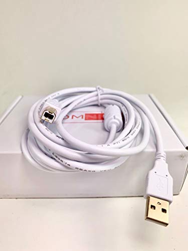 OMNIHIL 8FT-White High Speed USB 2.0 Cable Compatible with Canon imageCLASS MF731Cdw Color Laser Printer