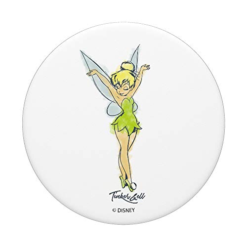 Disney Peter Pan Tinker Bell Watercolor Portrait PopSockets PopGrip: Swappable Grip for Phones & Tablets