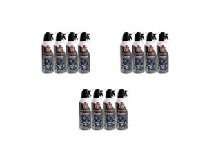 falcon compressed gas (152a) disposable cleaning duster 4 count, 10 oz. can (dpsxl4t)- 3pack