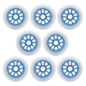 Z-FIRST 8 Pack 110mm Inline Roller Skate Wheels 85A Premium Replacement for Rollerblade Wheels