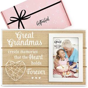 giftagirl great grandma gifts for birthday - our great grandma picture frames, are ideal gifts for any great grandma. great grandmother gifts are very memorable, and arrive beautifully gift boxed