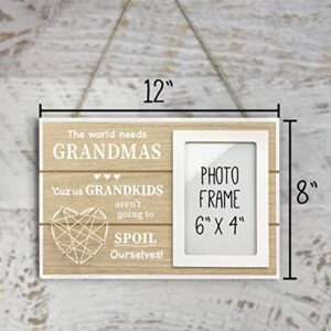GIFTAGIRL Grandma Mothers Day or Grandma Birthday Gifts - Lovely for Mothers Day or Birthday Gifts, our Beautifully Quoted Picture Frames are perfect for any Occasion and Arrive Beautifully Gift Boxed