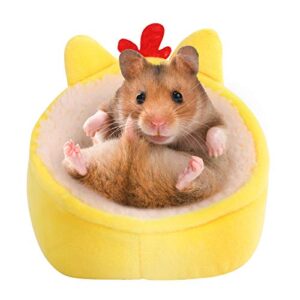 SAWMONG Hamster Mini Bed, Warm Small Pets Animals House Bedding, Lightweight Cotton Sofa for Dwarf Hamster