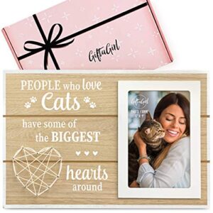 giftagirl cat gifts for cat lovers - crazy cat lady gifts or cat themed gifts like our cat frame, are great cat lover gifts for women and funny cat stuff for cat lovers. lovely cat mom decor presents…