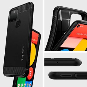 Spigen Rugged Armor Designed for Pixel 5 Case (2020) - Matte Black