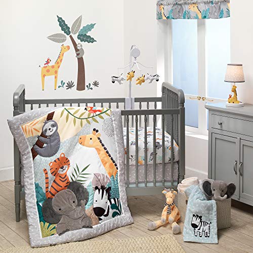 Bedtime Originals Mighty Jungle Wall Decals, Multicolor (283048) , 31.5x1x1.18 Inch (Pack of 1)