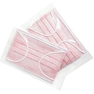 missli disposable face protective for kids, 10/50 pcs individually wrapped 3-ply protectors with elastic earloops - non woven fabric bandanas, ???? (10 pcs)