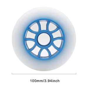 Z-FIRST 8 Pack 100mm Inline Roller Skate Wheels 85A Premium Replacement for Rollerblade Wheels