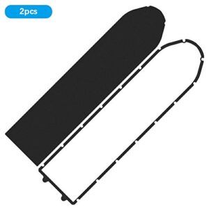 Scooter Baseboard Waterproof Ring, 2PCS Durable Baseboard Waterproof Protecting Cover Compatible with Ninebot Max‑G30 Scooter