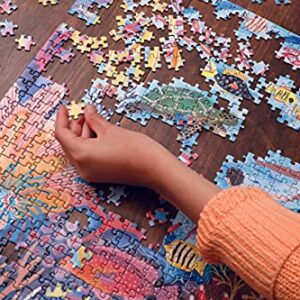 eeBoo: Piece and Love Coral Reef 1000 Piece Square Adult Jigsaw Puzzle, Puzzle for Adults and Families, Glossy, Sturdy Pieces and Minimal Puzzle Dust