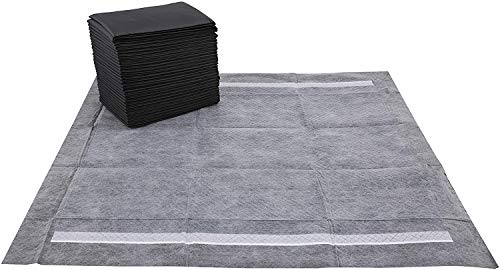 Glad for Pets JUMBO-SIZE Charcoal Puppy Pads | Black Training Pads That ABSORB & Neutralize Urine Instantly | New & Improved Quality Puppy Pee Pads, 30 Count - 2 Pack (60 Pads Total)